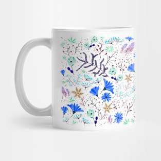 Blue spring colorful garden Mug